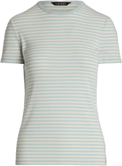 Lauren Ralph Lauren Stripe Cotton T-Shirt