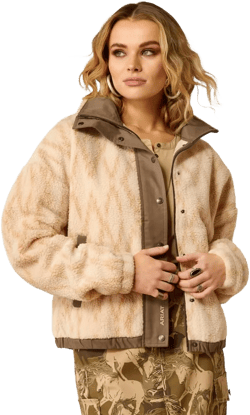 ARIAT Women Sherpa Blocked Jacket