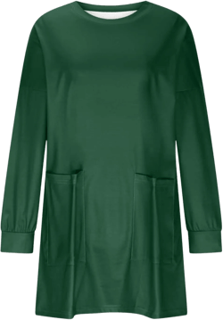 Womens 2024 Fall Outfits Casual Long Sleeve Shirts Lightweight Sweatshirts Long Tunic Tops for Leggings with Pockets