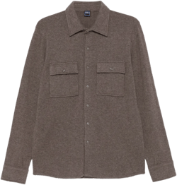 Corviglia cashmere overshirt