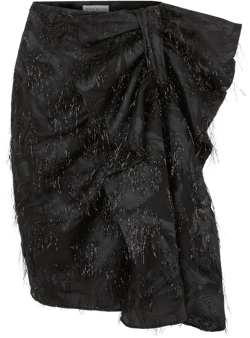 asymmetric bow skirt