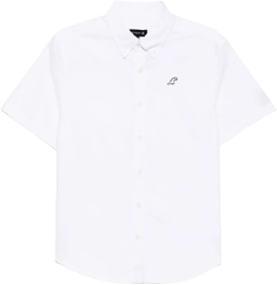 Dino-badge oxford shirt