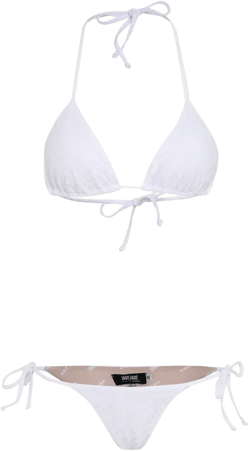textured-finish bikini set