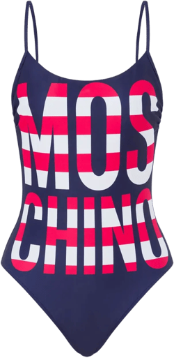 logo-print swimsuit
