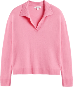 split-neck sweater