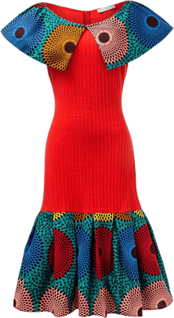 SHENBOLEN Women African Dress Party Wear Wax Ball Gown Print Dresses Cocktail