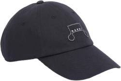 Logo-appliqué Cap In Blau