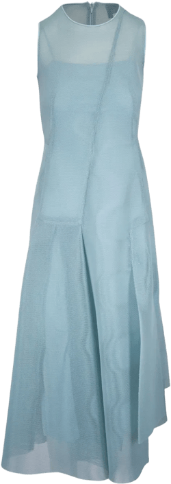 asymmetric-design midi dress