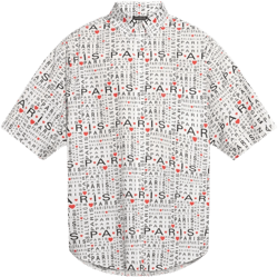 logo-print shirt