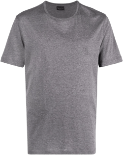 embroidered-logo T-shirt
