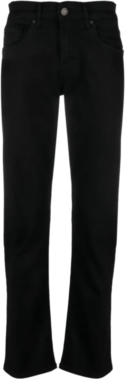 mid-rise slim-fit jeans