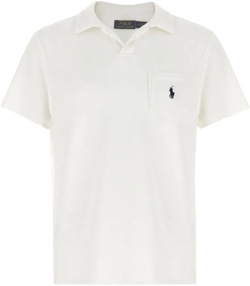 terry-cloth polo shirt