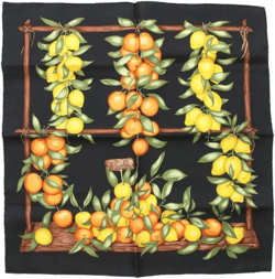 2010 fuit-print scarf 