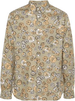 floral-print cotton shirt