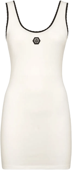 stretch-cotton dress