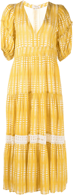 Welele abstract-print dress