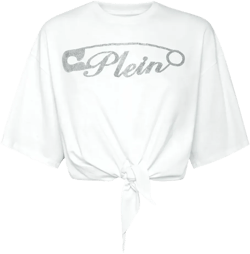 cropped cotton t-shirt