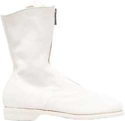 round-toe leather boots