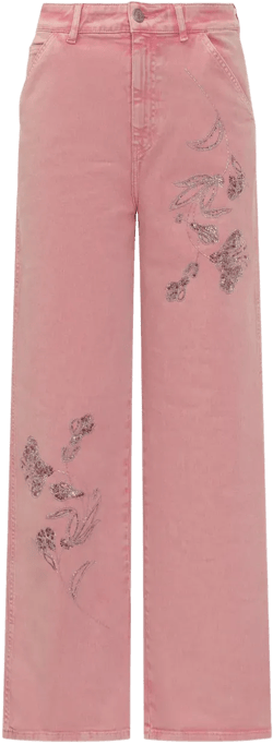 cargo straight-leg jeans