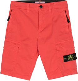 Compass-badge cargo shorts