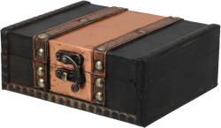 DECHOUS Vintage Wooden Keepsake Box Small Decorative Treasure Chest for Jewelry and Desktop Organization Rustic Storage for Keepsakes and Small Items Antique Finish