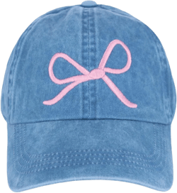 David & Young Women's Delicate Bow Baseball Cap