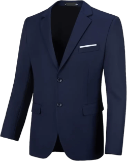 Blazer for Men Casual Mens Suit Jacket Slim Fit Men's Suit Outfit Notch Lapel Men's Sport Coats & Blazers X-Small Navy Blue