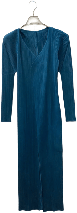 [Pre-owned] PLEATS PLEASE ISSEY MIYAKE Pleated long cardigan PP73-JH117