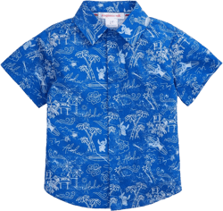Disney | Magnetic Me Lilo + Stitch cotton poplin magnetic camp shirt