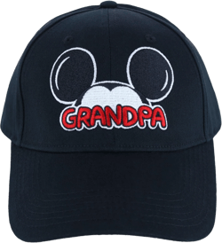 Disney Men's Mickey Mouse Grandpa Fan Baseball Cap