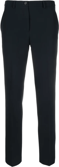 cropped slim-cut trousers