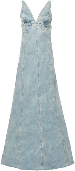 Dolly denim maxi dress