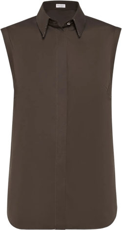 Monili-trim shirt