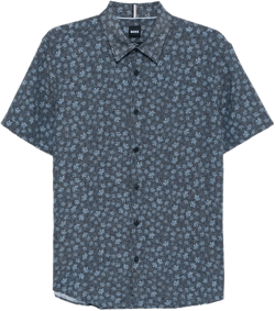 graphic-print shirt