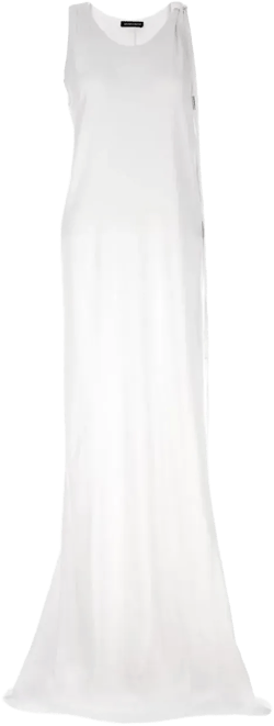 x-long flared dress