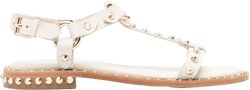 stud-embellished leather sandals