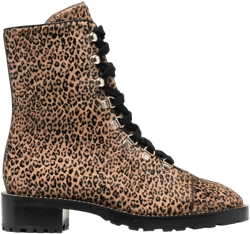 jaguar-print 40mm ankle boots