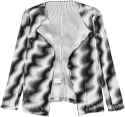 sway-pleats jacket