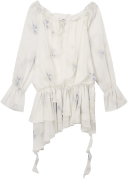 floral ruffle dress