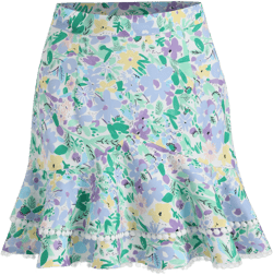 Floral Layered Mini Skirt