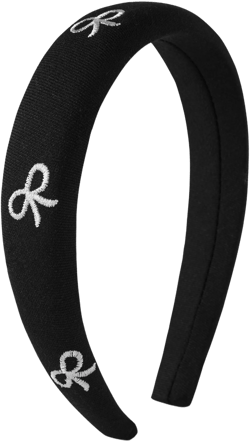 BOWKNOT EMBROIDERED HEADBAND