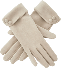SUEDE BUCKLE GLOVES