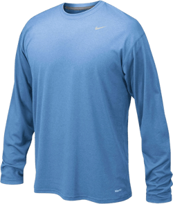 Nike Mens Long Sleeve Legend Tee - Small - Vapor Blue