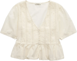 AE V-Neck Lace Blouse