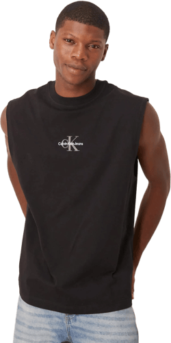 Calvin Klein Men's Black Monologo Vest