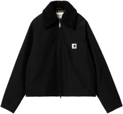 Carhartt Women's Black Lapel Long-Sleeved Jacket