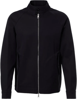 dunhill Men's Blue Reversible Cotton Herrington Jacket