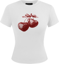 Cherry Graphic Short Sleeve Tee
