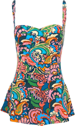 VENUS Womens St. Tropez Swim Dress  -  4, Fiesta Paisley