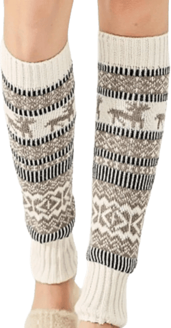 Daisy & Dino Bohemian Leg Warmers for Women Winter Knitted Ankle Warmers Winter Boot Cuffs